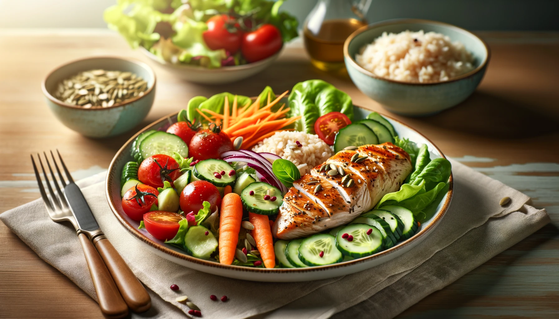 Nutritious meal representing the concept of nutrition on Healthy Life - New Start blog.