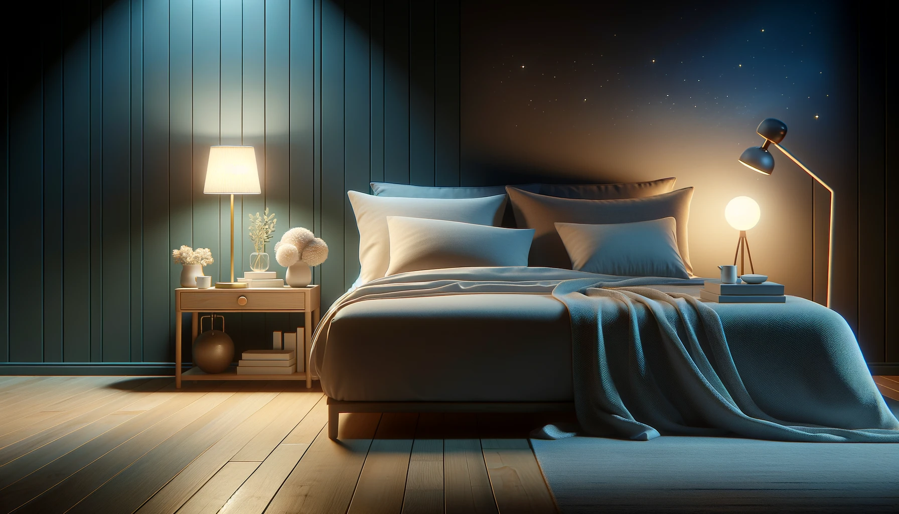 Comfortable bedroom promoting sleep support, Healthy Life - New Start blog